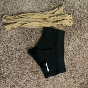 WORN hooters shorts and tights